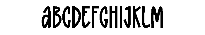 Loving Daily Font UPPERCASE