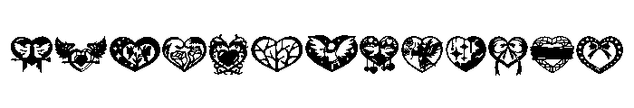 Loving Hearts Collection FONT