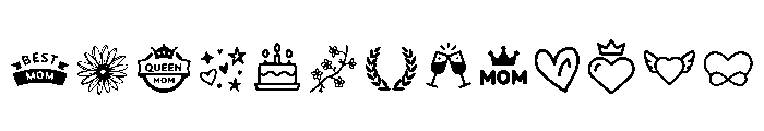 Loving Mama Floral Regular FONT