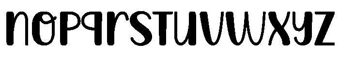 Loving People Regular Font LOWERCASE