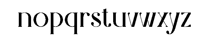 Lovitta Font LOWERCASE