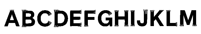 Low_poly Regular Font UPPERCASE