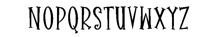 LozuxoRegular Font LOWERCASE