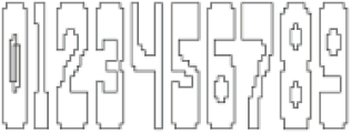 LO-FI-PIXXXEL-COND Outline otf (400) Font OTHER CHARS