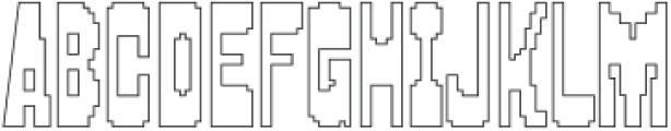 LO-FI - PIXXXEL Outline otf (400) FONT