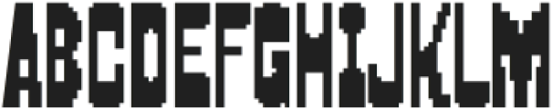 LO-FI - PIXXXEL Regular otf (400) Font UPPERCASE