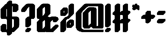 LOGIC MACHINE Bold otf (700) Font OTHER CHARS