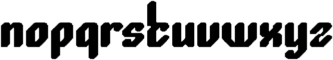 LOGIC MACHINE Bold otf (700) Font LOWERCASE