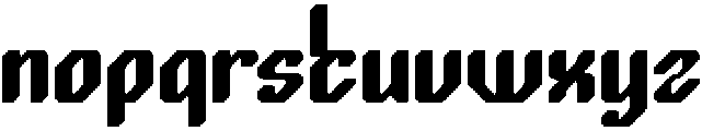 LOGIC MACHINE otf (400) Font LOWERCASE