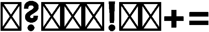 LORE Bold otf (700) Font OTHER CHARS