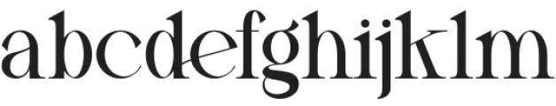 LORENNA Regular otf (400) Font LOWERCASE