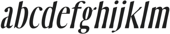 LORIDA Italic otf (400) Font LOWERCASE