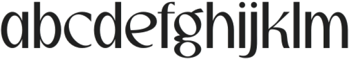 LOSERA Regular otf (400) Font LOWERCASE