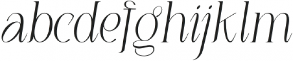 LOUIS felligri Extra Light Slanted otf (200) Font LOWERCASE