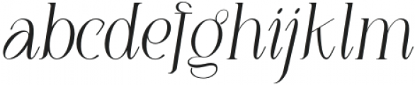 LOUIS felligri Light Slanted otf (300) Font LOWERCASE