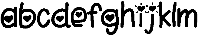 LOVE Regular otf (400) FONT