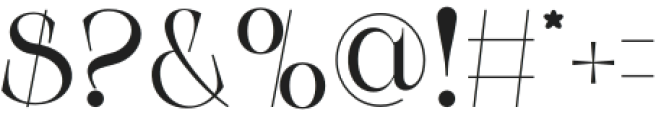 LOVERO Regular otf (400) Font OTHER CHARS