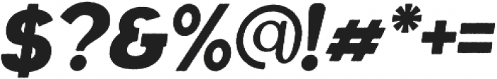 LOVINA Sans Serif Rough Italic otf (400) Font OTHER CHARS
