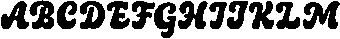 Loabura Regular otf (400) Font UPPERCASE