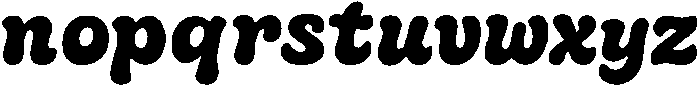 Loabura Regular otf (400) Font LOWERCASE
