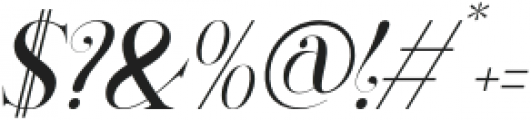 Loadkew Italic otf (400) Font OTHER CHARS