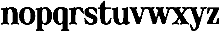 Loafhaus Regular otf (400) Font LOWERCASE