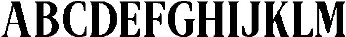 Locanara Regular otf (400) Font UPPERCASE