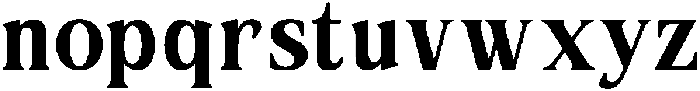 Locanara Regular otf (400) Font LOWERCASE