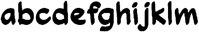 Loceane Bold otf (700) Font LOWERCASE