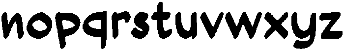 Loceane Bold otf (700) Font LOWERCASE