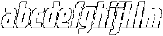 Lochley Pixel Outline otf (400) FONT