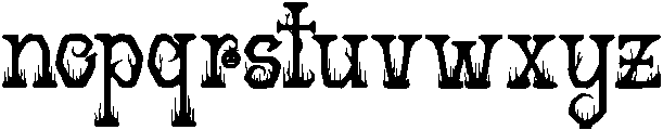 Lochta Decorative otf (400) Font LOWERCASE
