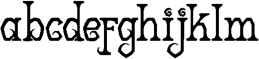 Lochta otf (400) Font LOWERCASE