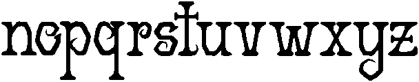 Lochta otf (400) Font LOWERCASE