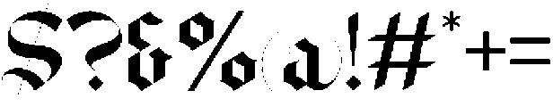 Locinse otf (400) Font OTHER CHARS
