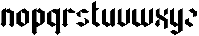 Locinse otf (400) Font LOWERCASE