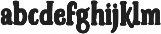 Lockers Bold otf (700) Font LOWERCASE