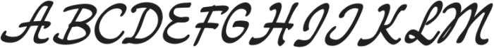 Lockride Script otf (400) Font UPPERCASE
