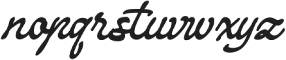 Lockride Script otf (400) Font LOWERCASE