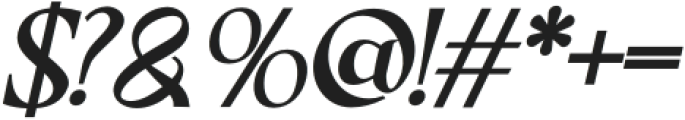 Locrian Bold Italic otf (700) Font OTHER CHARS