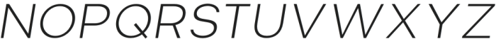 Loft Light Italic otf (300) Font LOWERCASE