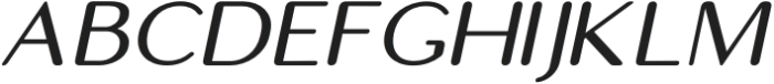 LogamRounded-Italic otf (400) Font LOWERCASE