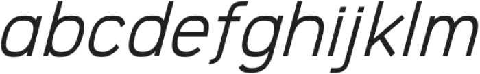 Logico Sans Italic ttf (400) Font LOWERCASE