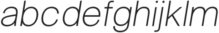 Logika Nova Light Italic otf (300) Font LOWERCASE