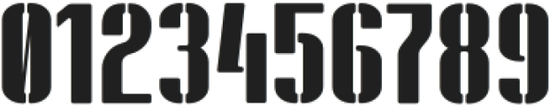 Logisco Stencil Bold otf (700) Font OTHER CHARS
