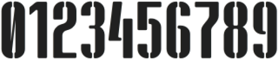Logisco Stencil Regular otf (400) Font OTHER CHARS