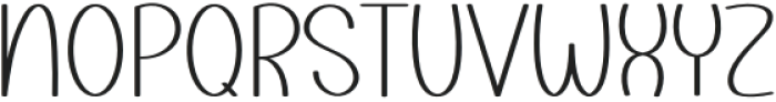 Logistic Regular otf (400) Font LOWERCASE