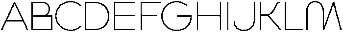 Logogo Thin ttf (100) Font UPPERCASE