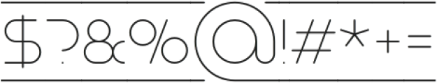 Logomaker Thin otf (100) Font OTHER CHARS
