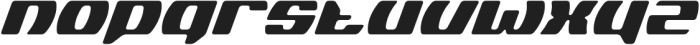 Logopedia Now Rounded 700 Bold Italic otf (700) Font LOWERCASE